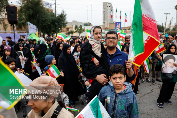 راهپیمایی ۲۲ بهمن در اهواز