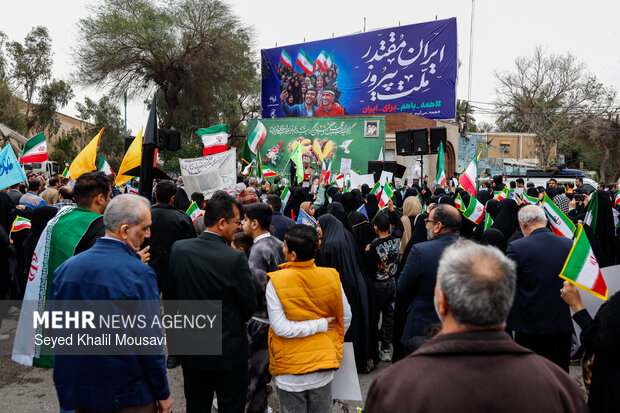 راهپیمایی ۲۲ بهمن در اهواز