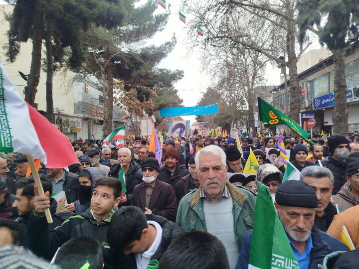 آغاز راهپیمایی ۲۲ بهمن در بجنورد 