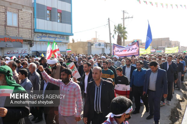 راهپیمایی 22 بهمن 1404 در زابل