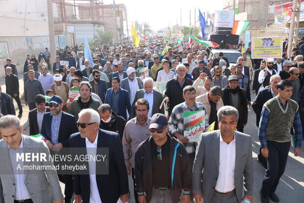 حماسه مردم زابل در راهپیمایی ۲۲ بهمن ۱۴۰۴