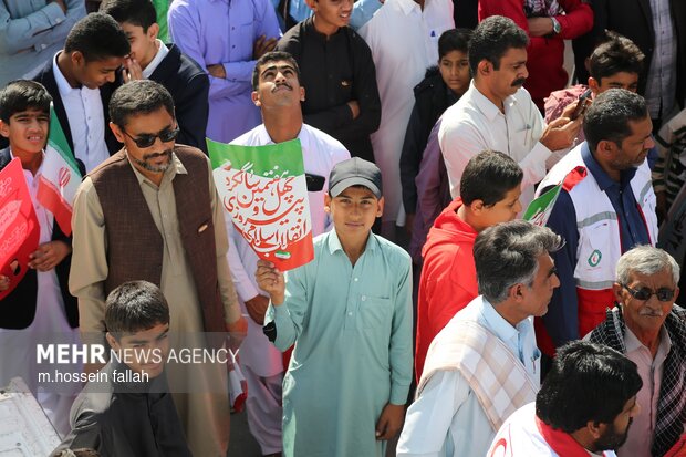 راهپیمایی 22 بهمن 1404 در ایرانشهر
