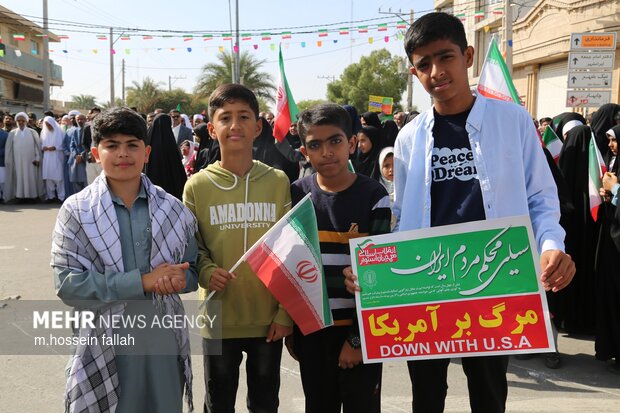 راهپیمایی 22 بهمن 1404 در ایرانشهر