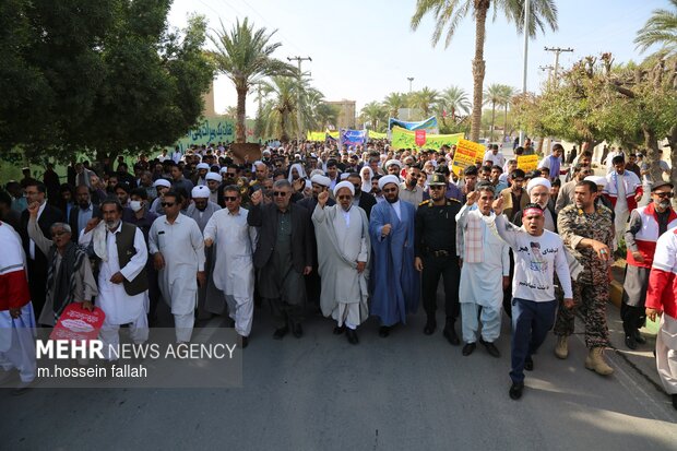 راهپیمایی 22 بهمن 1404 در ایرانشهر