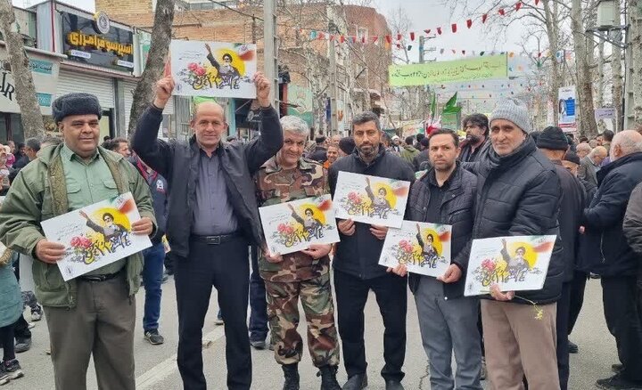 خروش مردم شهرستان مینودشت در راهپیمایی ۲۲ بهمن