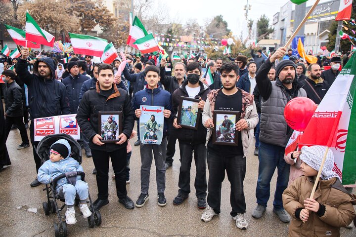 راهپیمایی 22 بهمن در بجنورد