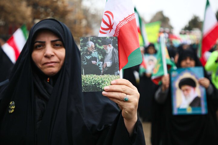 راهپیمایی 22 بهمن در بجنورد