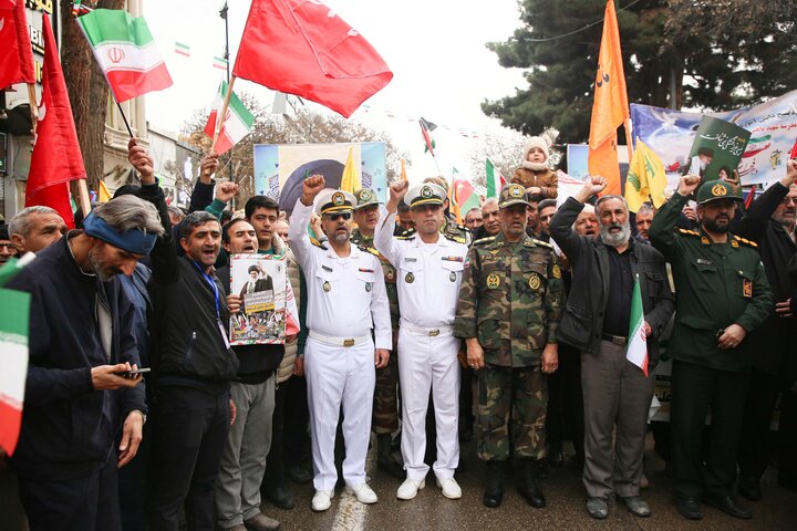 راهپیمایی 22 بهمن در بجنورد