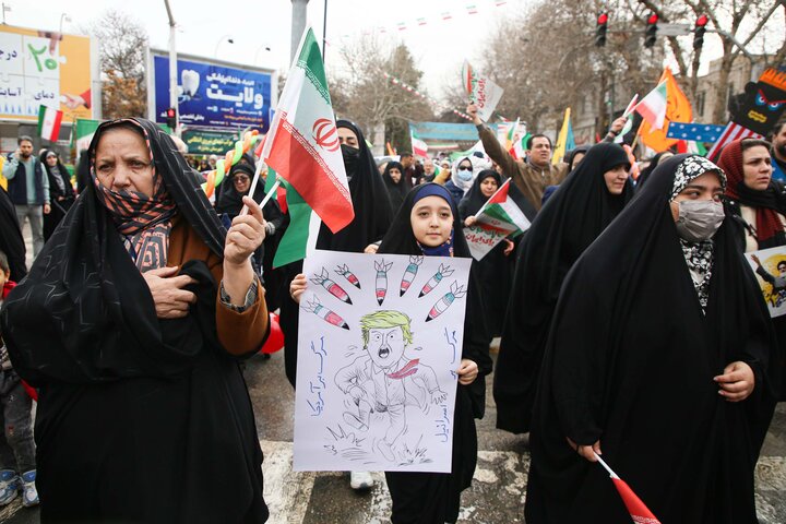 راهپیمایی 22 بهمن در بجنورد