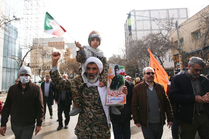 راهپیمایی 22 بهمن در بجنورد