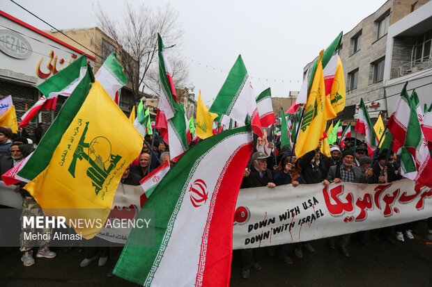 راهپیمایی ۲۲ بهمن در زنجان