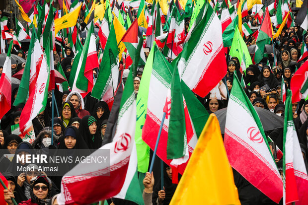 راهپیمایی ۲۲ بهمن در زنجان