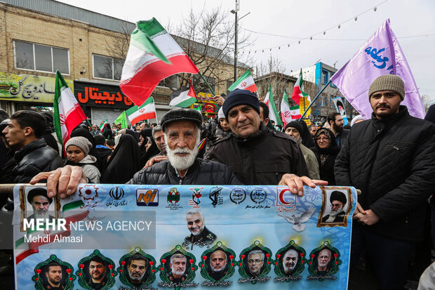 راهپیمایی ۲۲ بهمن در زنجان