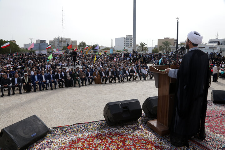 راهپیمایی ۲۲ بهمن در بوشهر