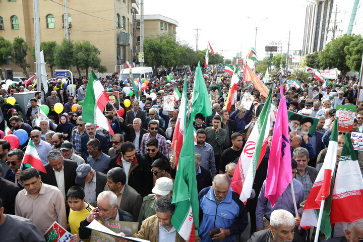 راهپیمایی ۲۲ بهمن در بوشهر