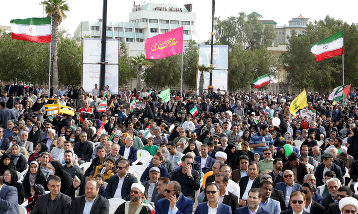 راهپیمایی ۲۲ بهمن در بوشهر