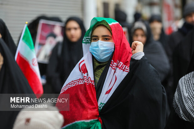 راهپیمایی ۲۲ بهمن در اردبیل
