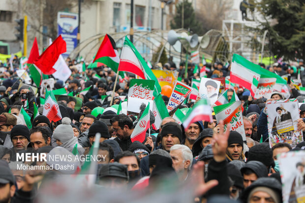 راهپیمایی ۲۲ بهمن در اردبیل