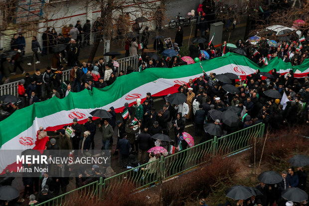 راهپیمایی ۲۲ بهمن در تبریز