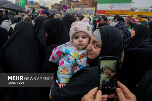 راهپیمایی ۲۲ بهمن در تبریز