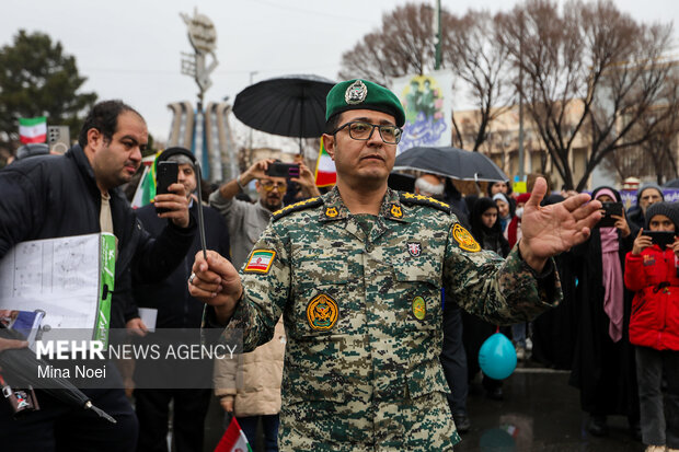 راهپیمایی ۲۲ بهمن در تبریز