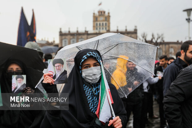 راهپیمایی ۲۲ بهمن در تبریز