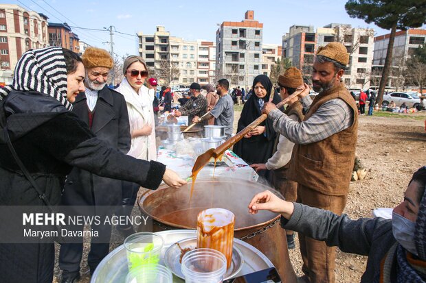 جشنواره پخت سمنو در بجنورد