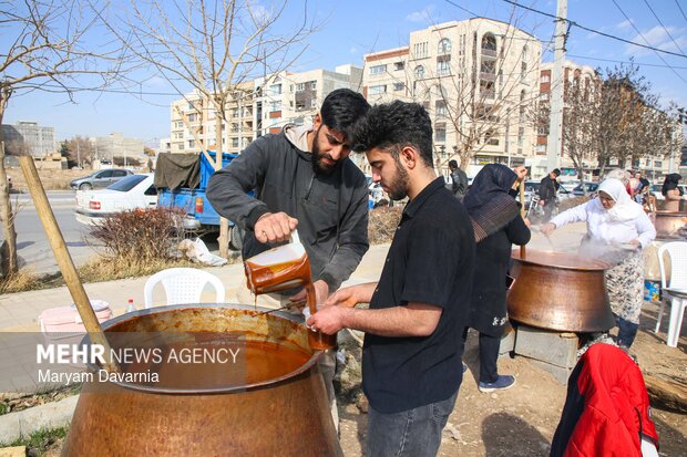 جشنواره پخت سمنو در بجنورد