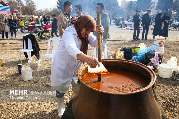 جشنواره پخت سمنو در بجنورد