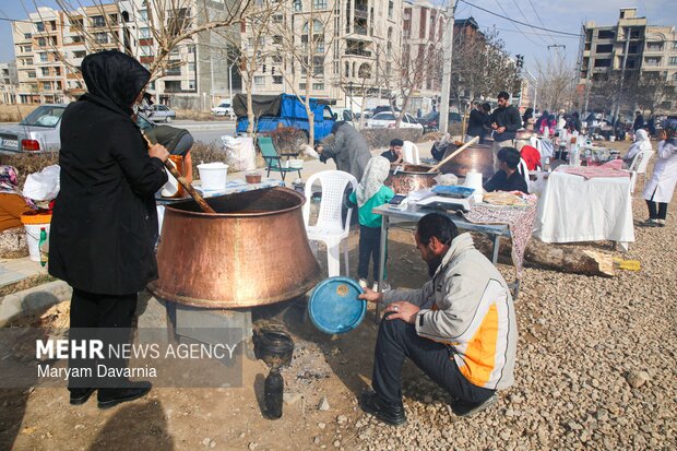 جشنواره پخت سمنو در بجنورد